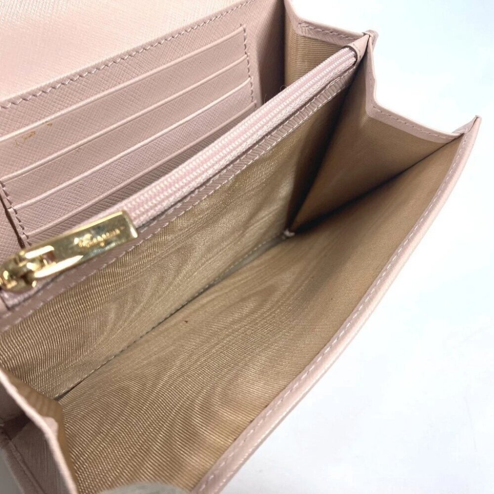 Salvatore Ferragamo With strap Vara Ribbon Pouch Flap Clutch bag Leather pink - Picture 9 of 16